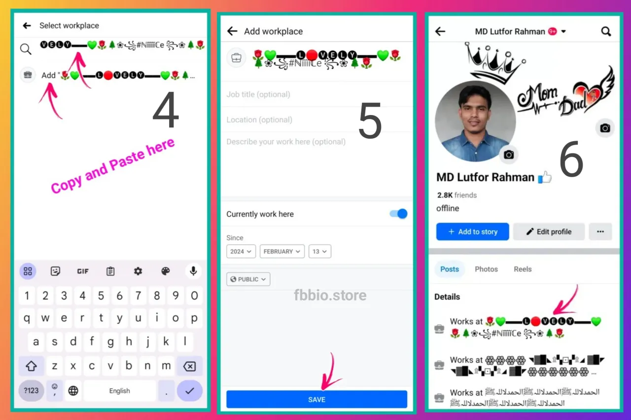 BEST 700+ Facebook VIP Work Stylish Emoji & Text 2024 (Copy and Paste)
