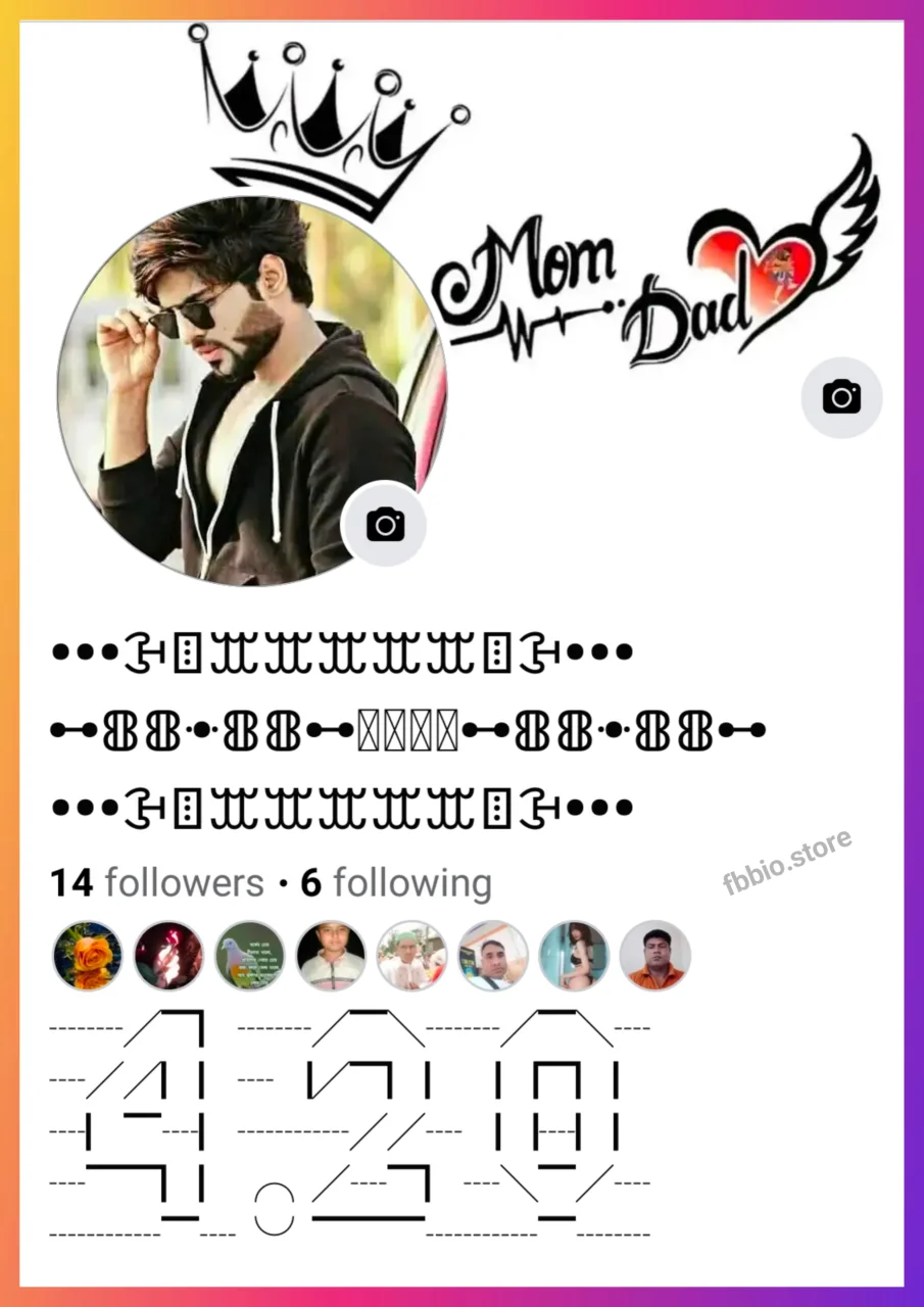 199+ BEST Facebook Stylish Bio Text Art Copy and Paste 2024