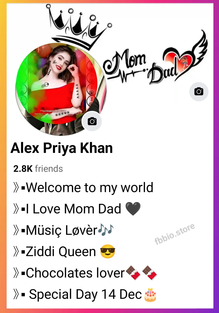 Facebook Bio For Girls